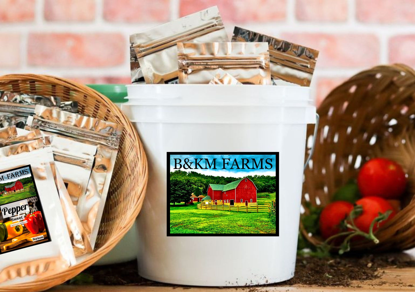 100 Vegetable Seed Packets