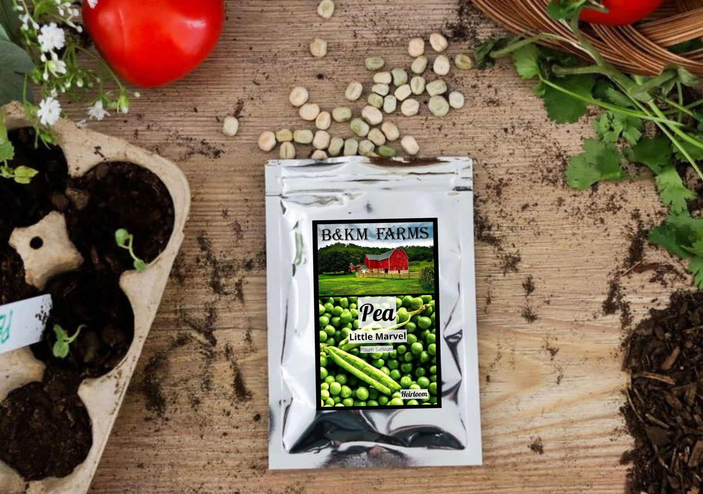 100 Vegetable Seed Packets
