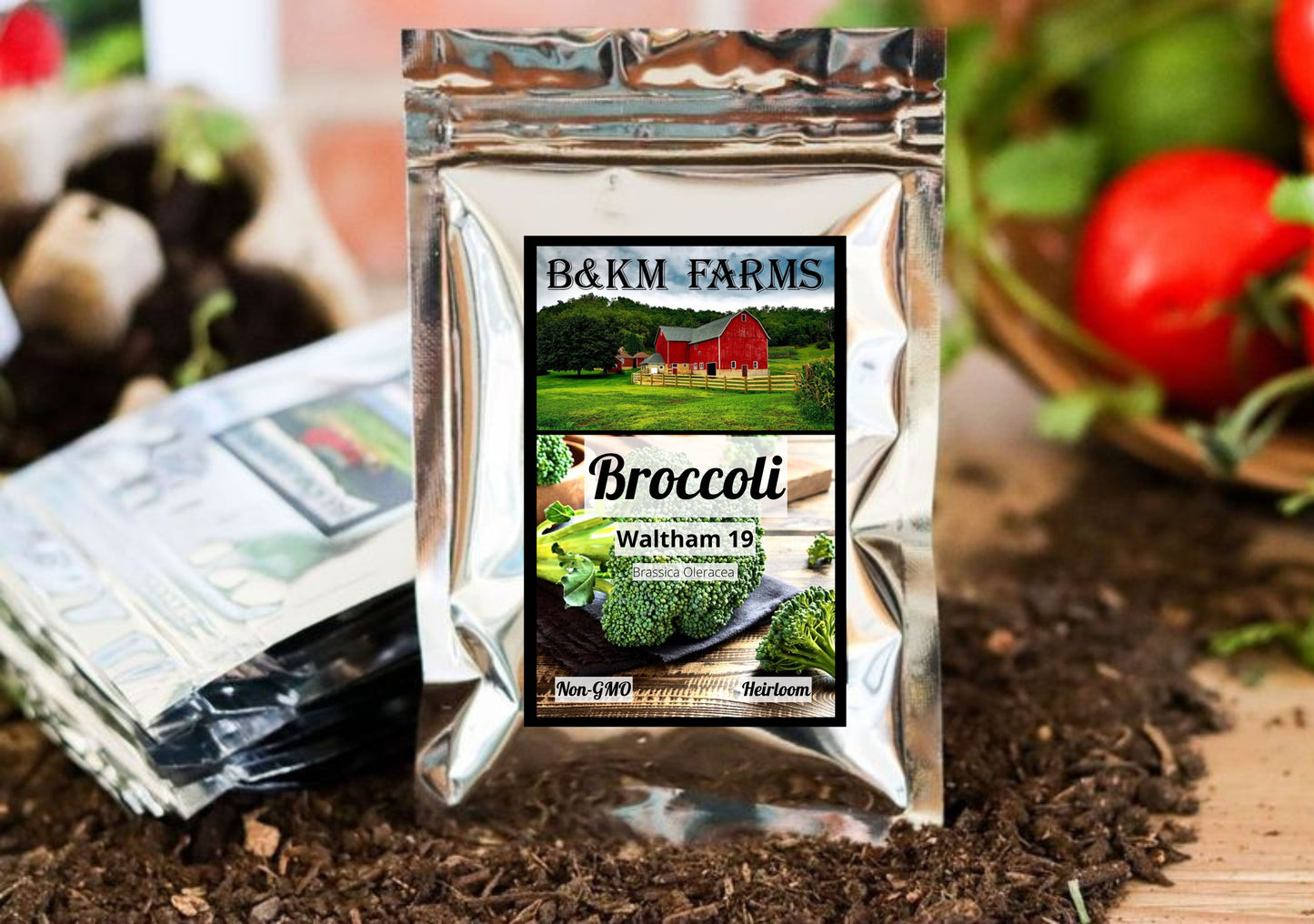 100 Vegetable Seed Packets
