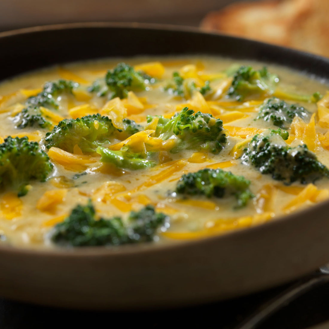 Broccoli Cheddar Soup W/ Peas & Corn