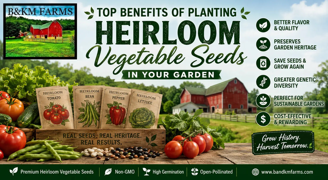 Top Benefits of Planting Heirloom Vegetable Seeds in Your Garden
