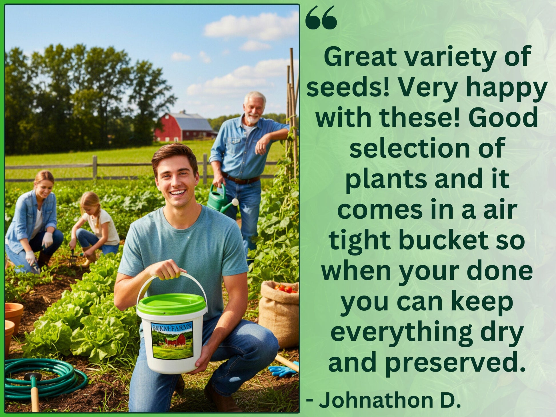 good garden seeds 30 Seed Packet Vault: Heirloom, Non-GMO Vegetable Seed Packets