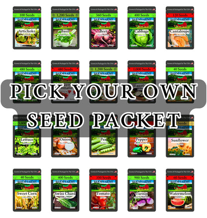 The Ultimate Heirloom Seed Collection | 50 Non-GMO Varieties | Build Your Own Custom Garden Bundle