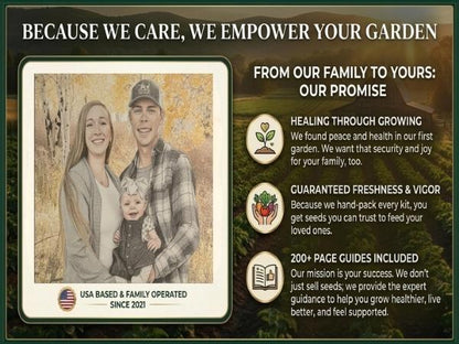 50 Vegetable Seed Packet Vault: 50,000 Heirloom Seeds