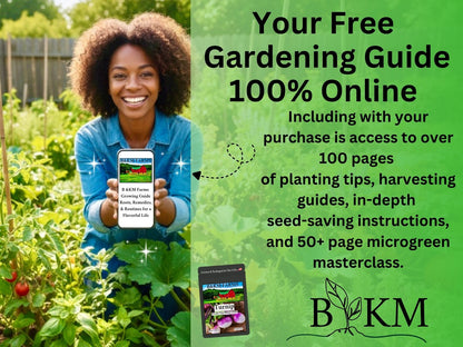 30 Seed Packet Vault: Heirloom, Non-GMO Vegetable Seed Packets