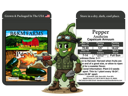 Build Your Own Kids’ "Special Ops" Themed Vegetable Garden (50 Varieties)