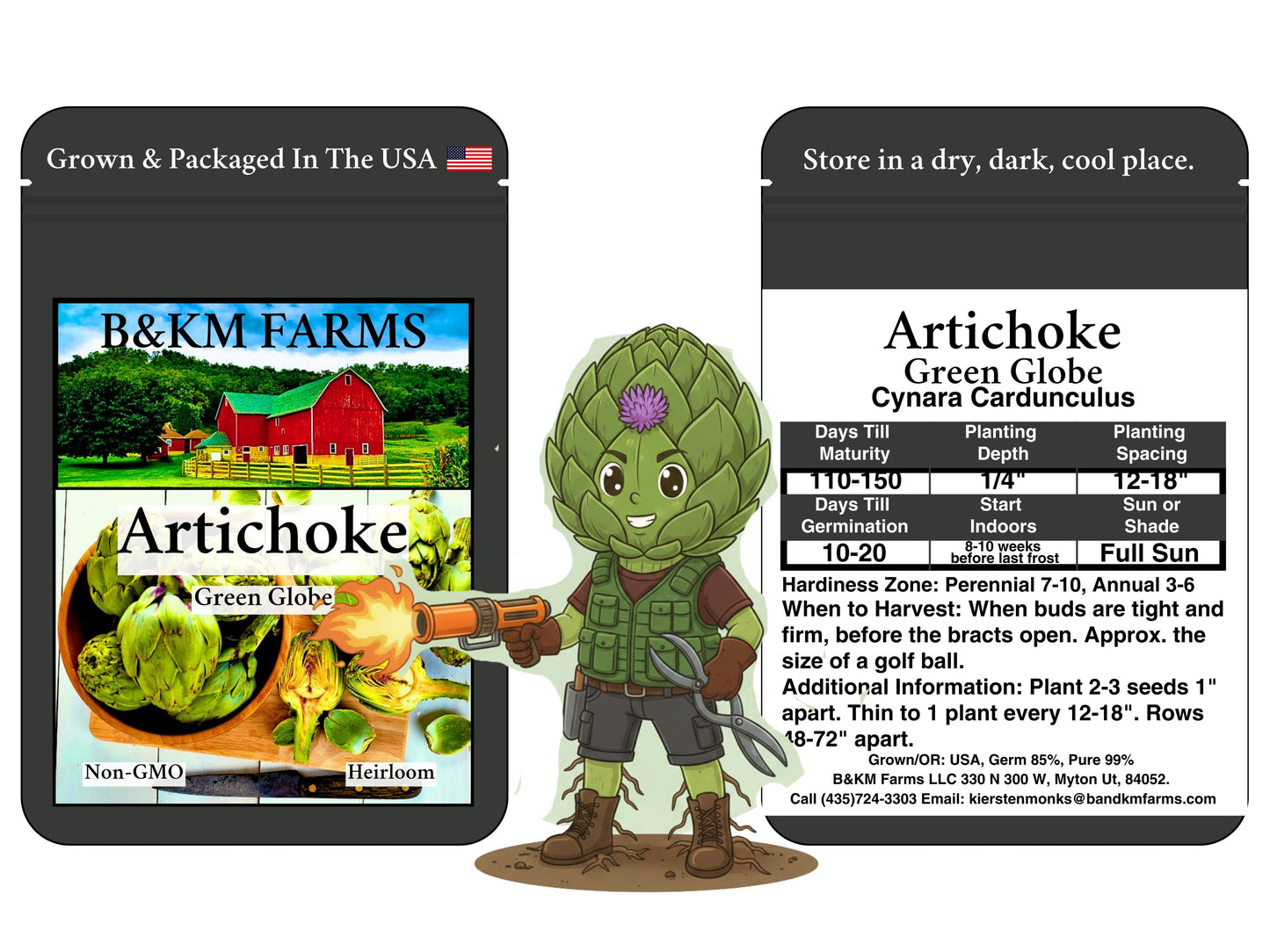 Build Your Own Kids’ "Special Ops" Themed Vegetable Garden (50 Varieties)