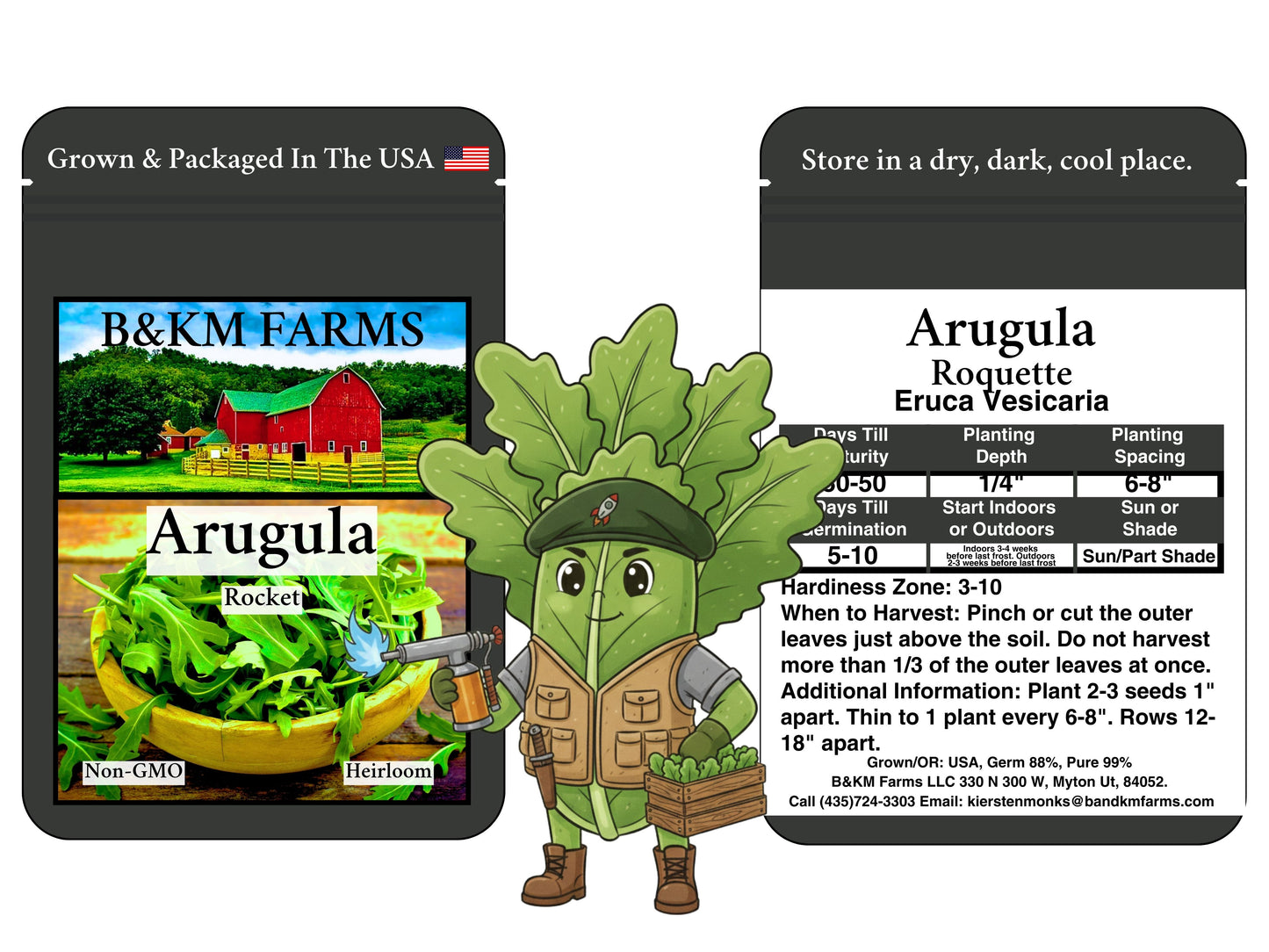 Build Your Own Kids’ "Special Ops" Themed Vegetable Garden (50 Varieties)