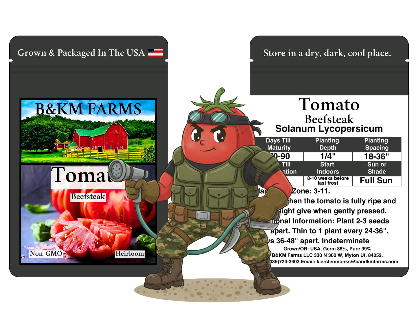 Build Your Own Kids’ "Special Ops" Themed Vegetable Garden (50 Varieties)