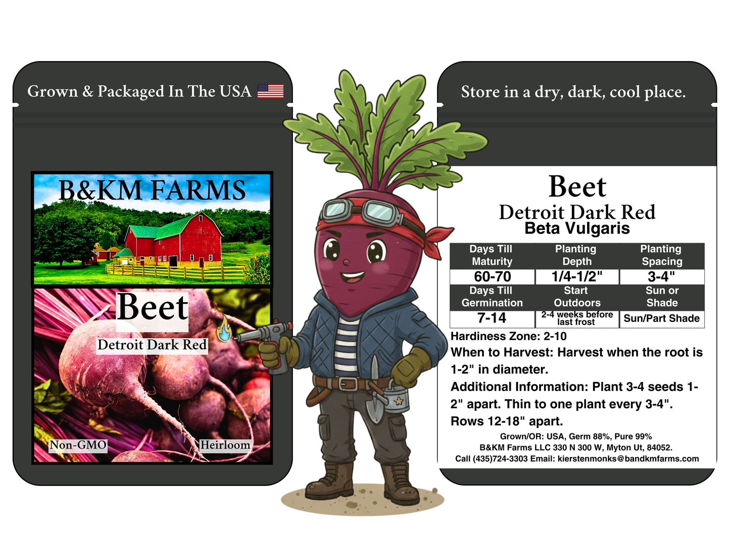 Build Your Own Kids’ "Special Ops" Themed Vegetable Garden (50 Varieties)