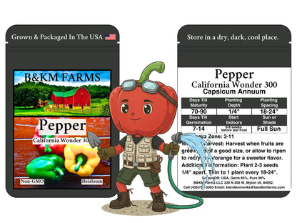 Build Your Own Kids’ "Special Ops" Themed Vegetable Garden (50 Varieties)