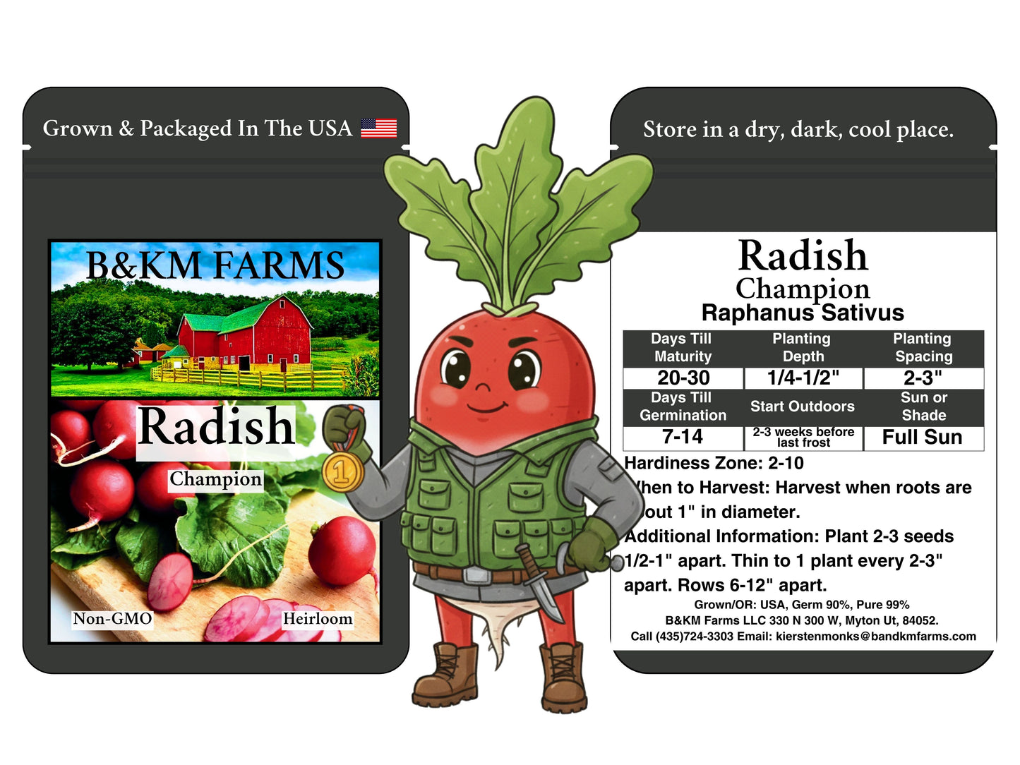 Build Your Own Kids’ "Special Ops" Themed Vegetable Garden (50 Varieties)