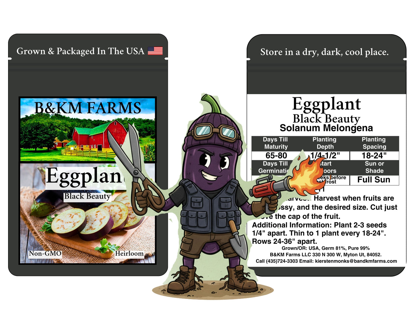 Build Your Own Kids’ "Special Ops" Themed Vegetable Garden (50 Varieties)