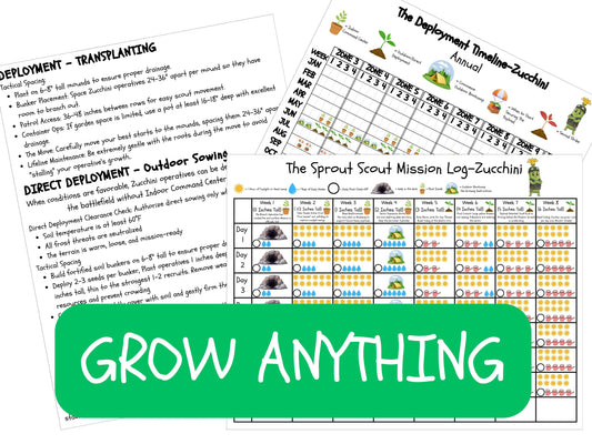 Build Your Own Kids’ "Special Ops" Themed Vegetable Garden (50 Varieties)