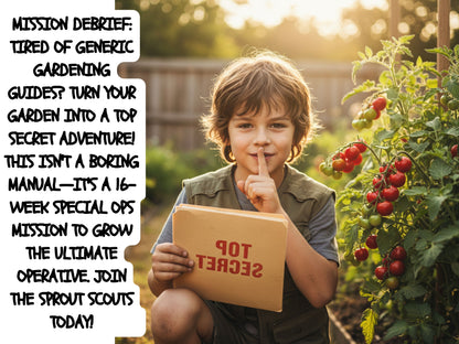 Build Your Own Kids’ "Special Ops" Themed Vegetable Garden (50 Varieties)