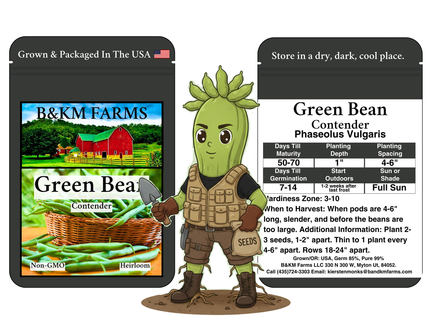 Build Your Own Kids’ "Special Ops" Themed Vegetable Garden (50 Varieties)