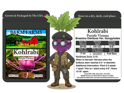 Build Your Own Kids’ "Special Ops" Themed Vegetable Garden (50 Varieties)