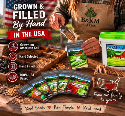 20 Vegetable Seed Packets- Survival Seed Vault, 10,000+ Seeds