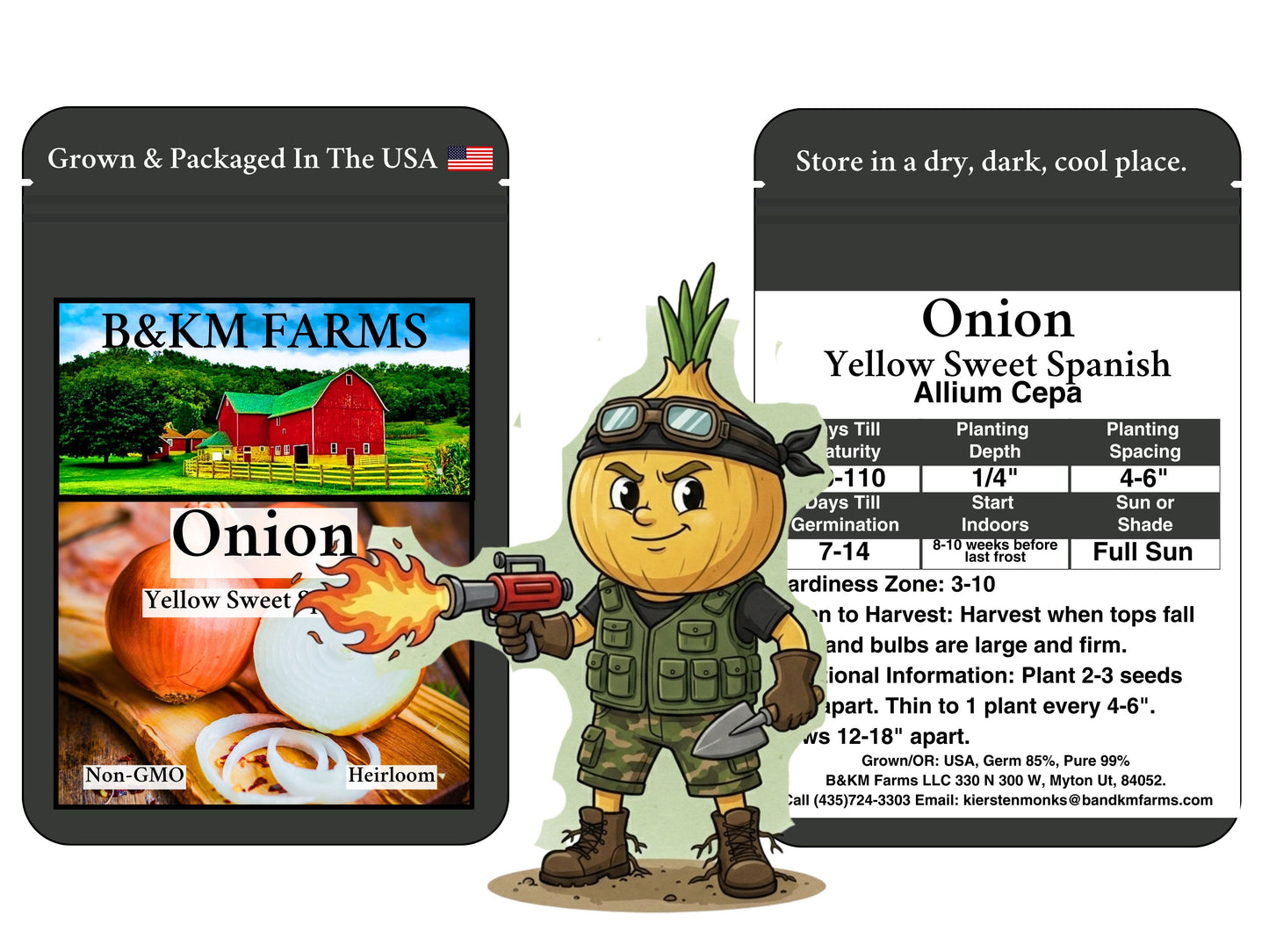 Build Your Own Kids’ "Special Ops" Themed Vegetable Garden (50 Varieties)