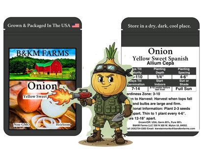 Build Your Own Kids’ "Special Ops" Themed Vegetable Garden (50 Varieties)