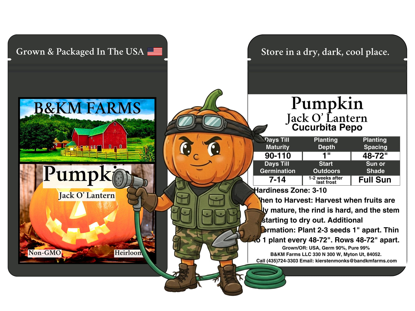 Build Your Own Kids’ "Special Ops" Themed Vegetable Garden (50 Varieties)