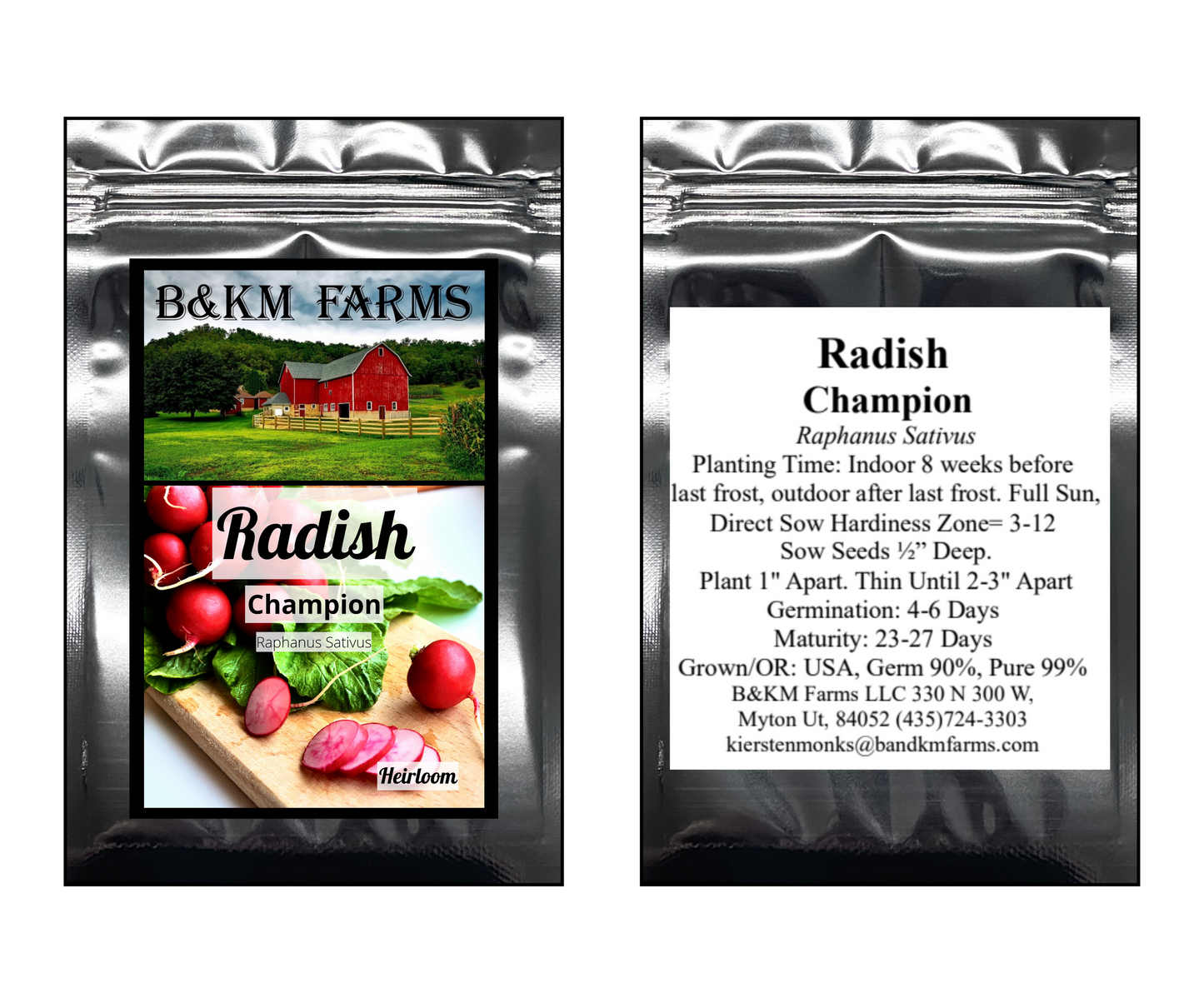 Radish Champion Vegetable Seeds