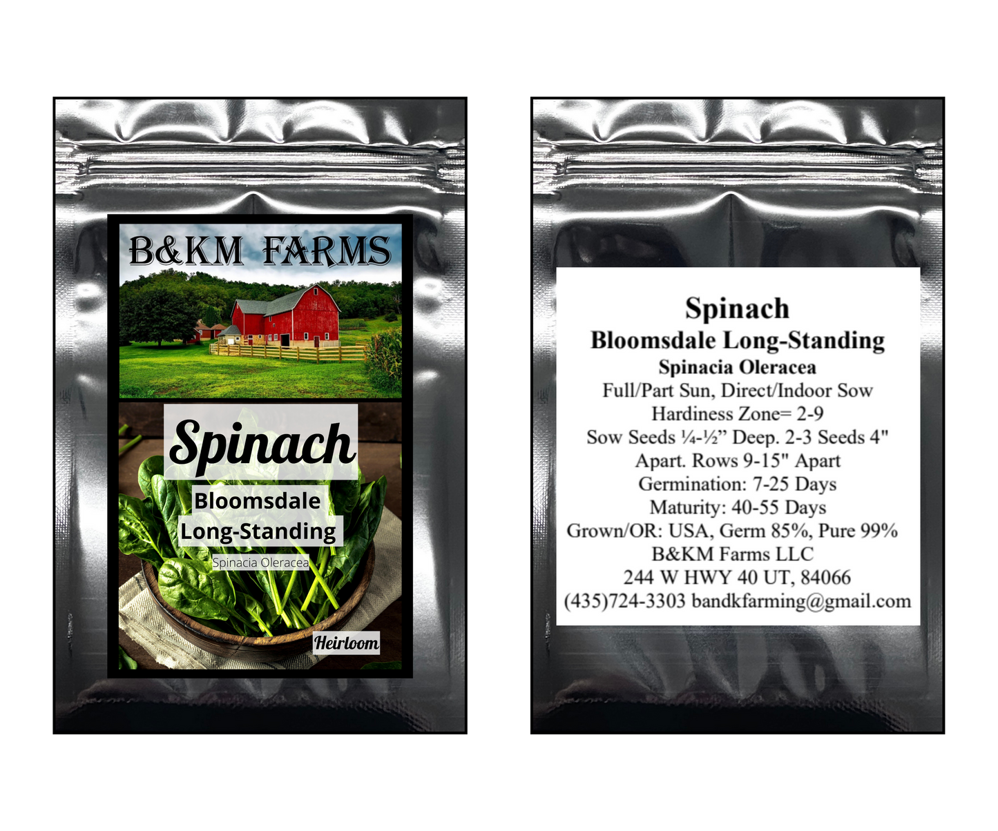 Spinach Bloomsdale Long Standing