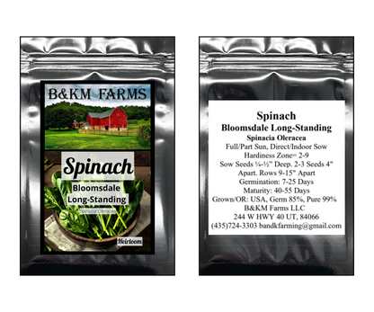 Spinach Bloomsdale Long Standing