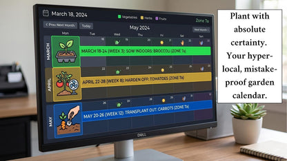 The Complete Garden Blueprint | Custom A-Z Digital Layout, Care Matrix & Personalized Planting Calendar