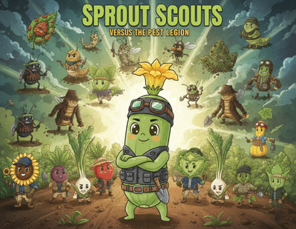 Build Your Own Kids’ "Special Ops" Themed Vegetable Garden (50 Varieties)