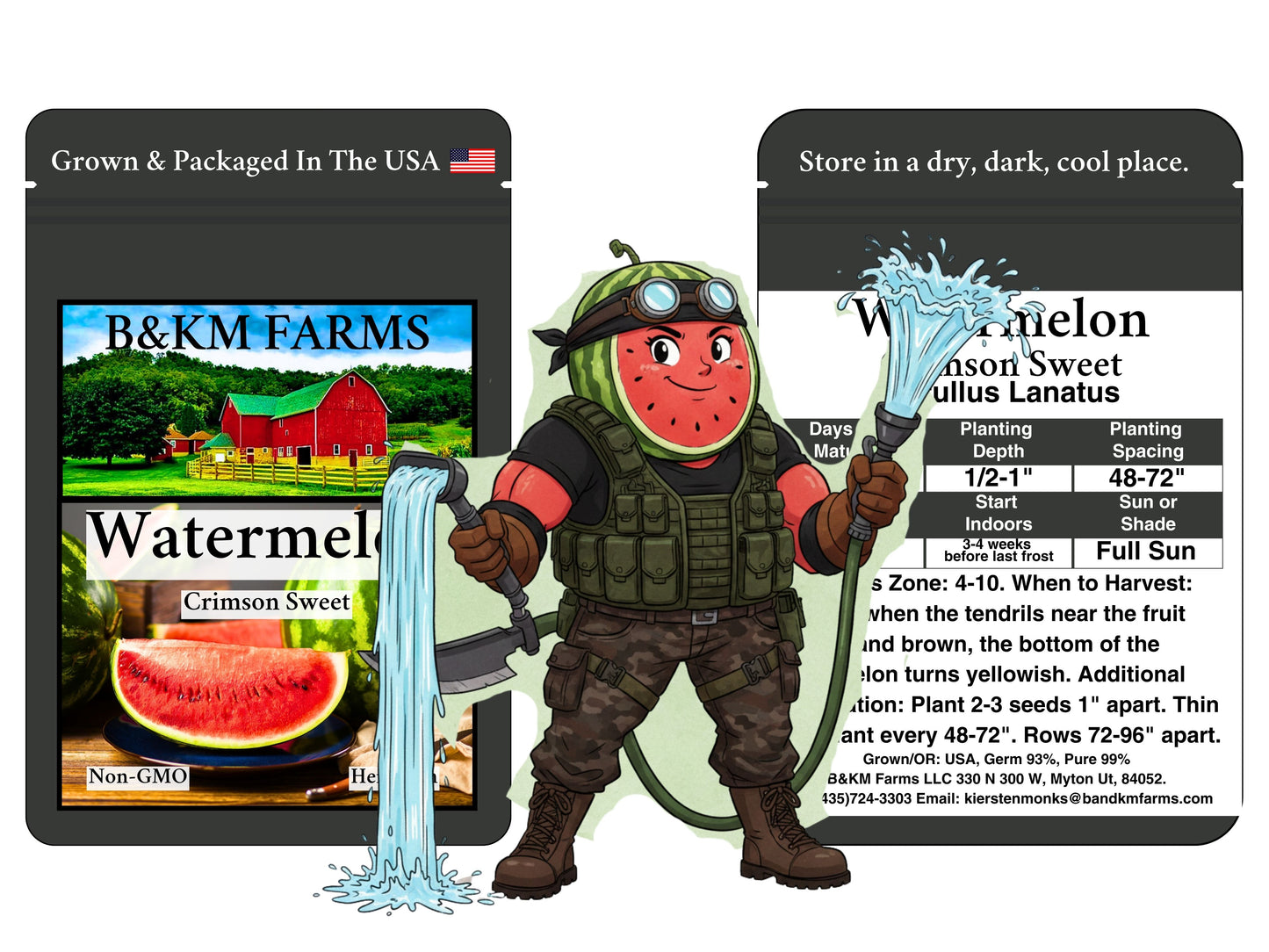 Build Your Own Kids’ "Special Ops" Themed Vegetable Garden (50 Varieties)