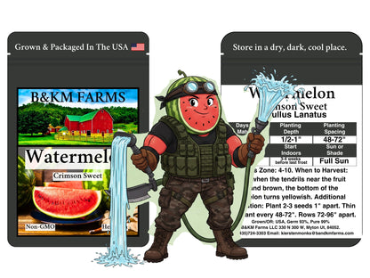 Build Your Own Kids’ "Special Ops" Themed Vegetable Garden (50 Varieties)