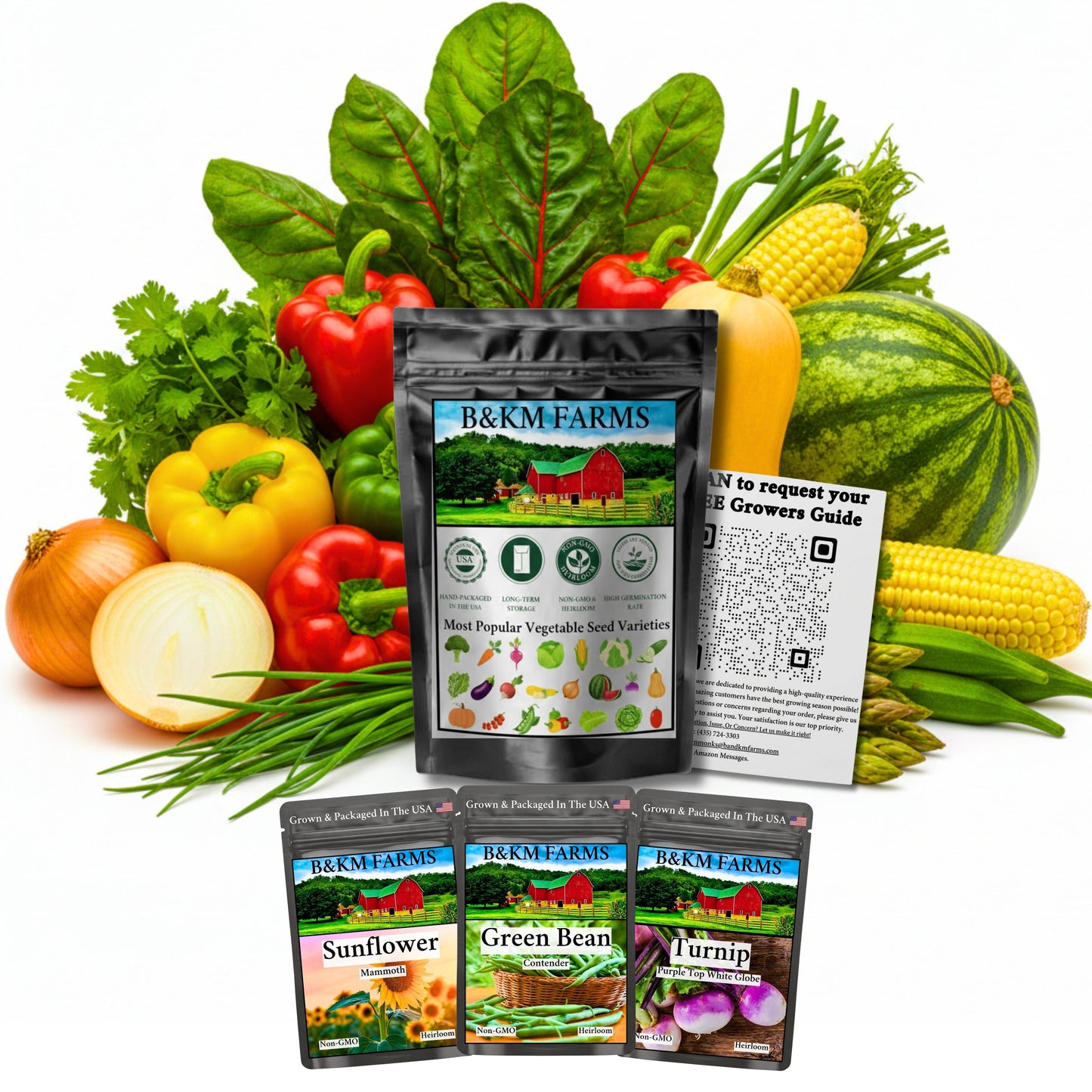 35 Varieties 2026 Zone Specific Garden Kit : Guaranteed Success with USDA Zones 3-10-Matched Seed Collections