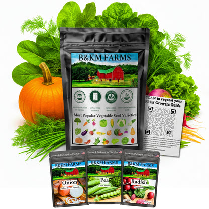 35 Varieties 2026 Zone Specific Garden Kit : Guaranteed Success with USDA Zones 3-10-Matched Seed Collections