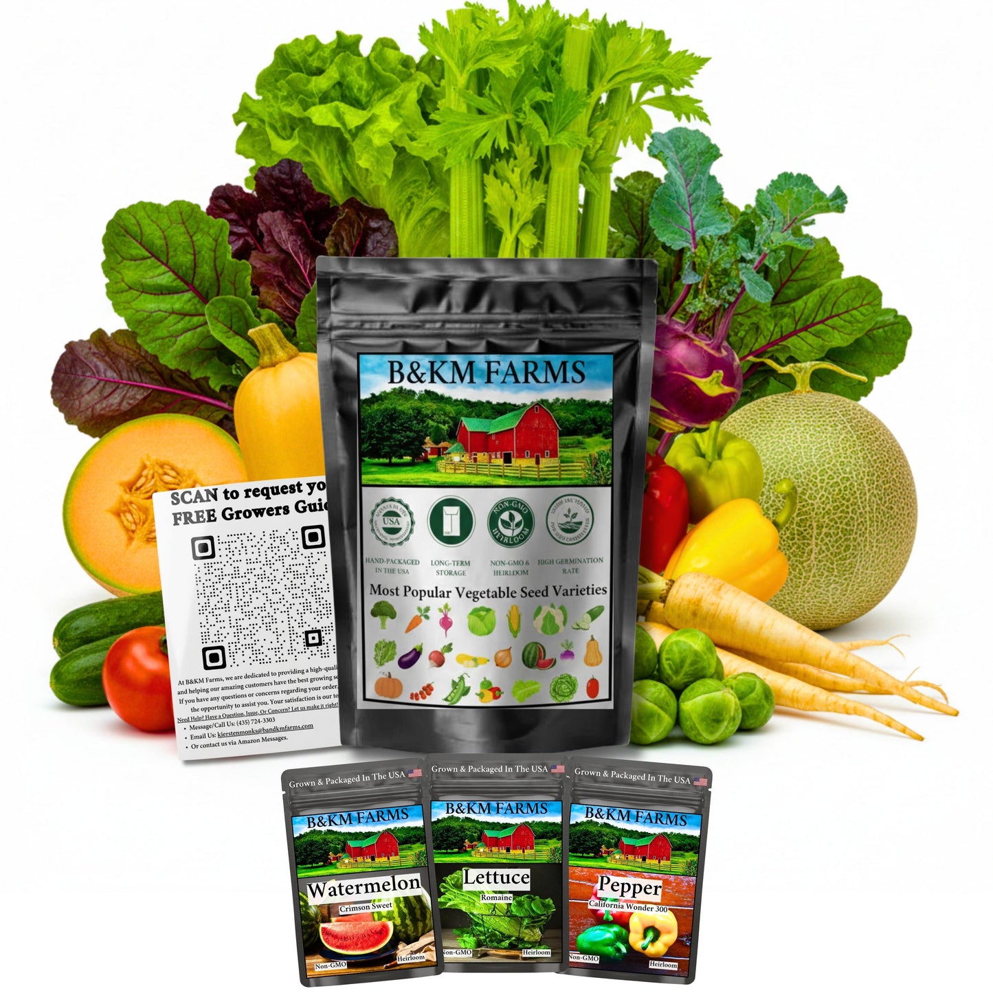 35 Varieties 2026 Zone Specific Garden Kit : Guaranteed Success with USDA Zones 3-10-Matched Seed Collections