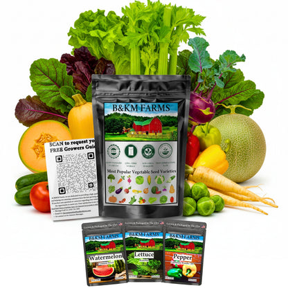 35 Varieties 2026 Zone Specific Garden Kit : Guaranteed Success with USDA Zones 3-10-Matched Seed Collections