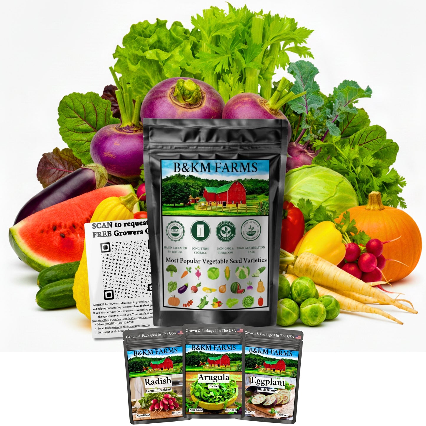 35 Varieties 2026 Zone Specific Garden Kit : Guaranteed Success with USDA Zones 3-10-Matched Seed Collections