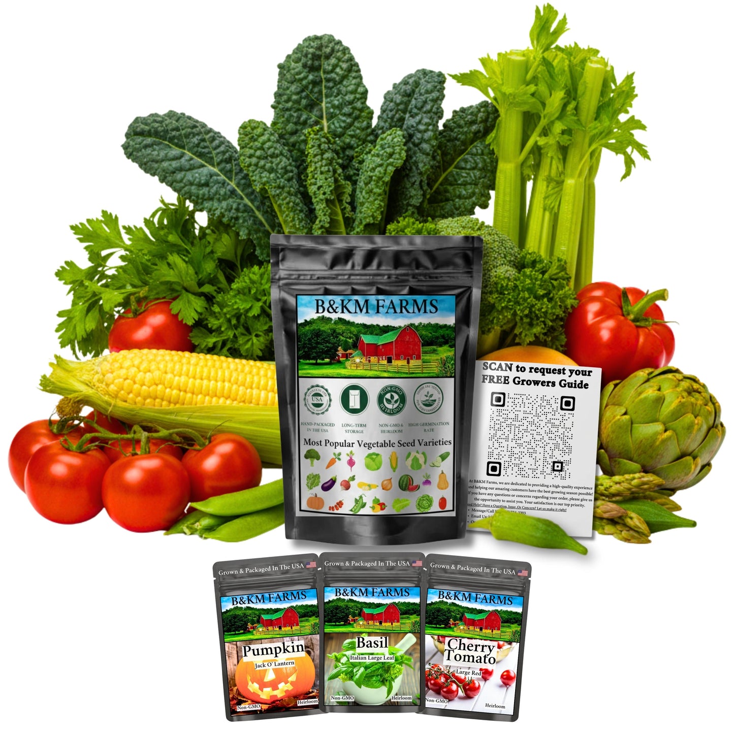 35 Varieties 2026 Zone Specific Garden Kit : Guaranteed Success with USDA Zones 3-10-Matched Seed Collections