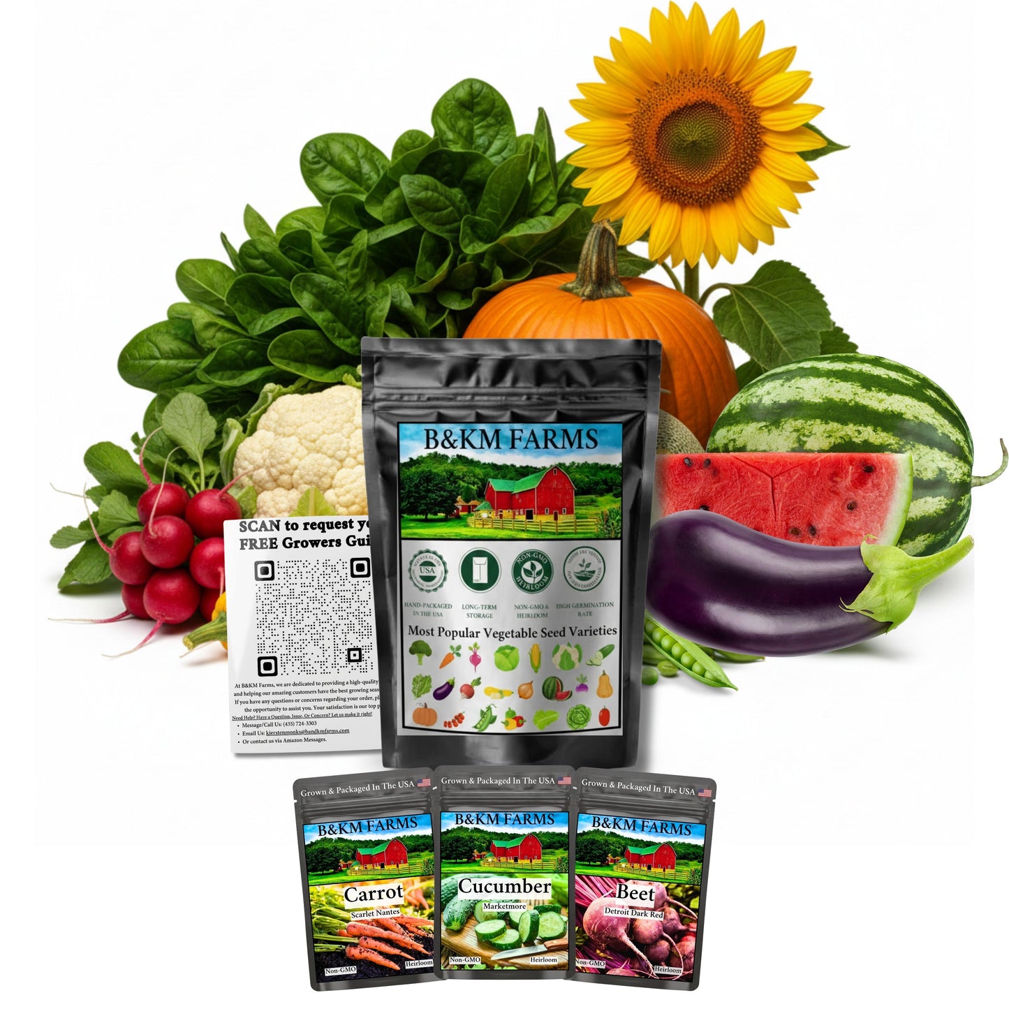 35 Varieties 2026 Zone Specific Garden Kit : Guaranteed Success with USDA Zones 3-10-Matched Seed Collections