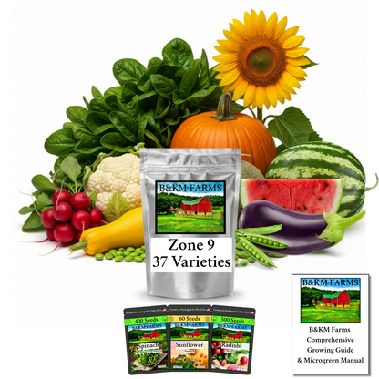 35 Varieties 2026 Zone Specific Garden Kit : Guaranteed Success with USDA Zones 3-10-Matched Seed Collections